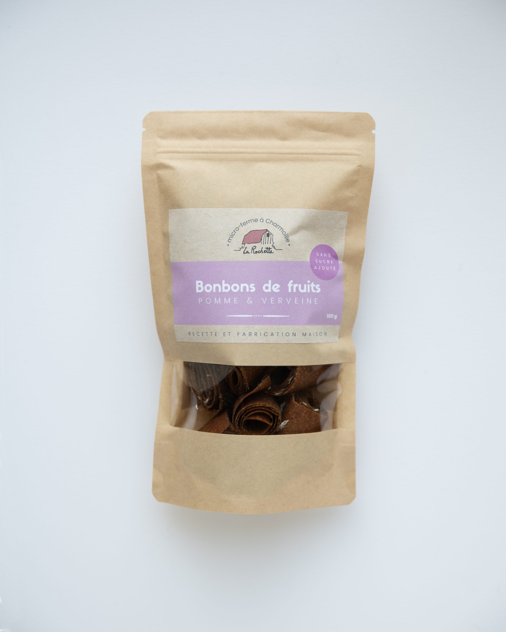 Bonbons de fruit pomme et verveine