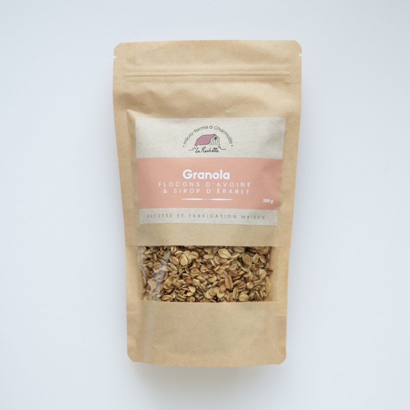 Granola avoine et sirop d'รฉrable sachet kraft