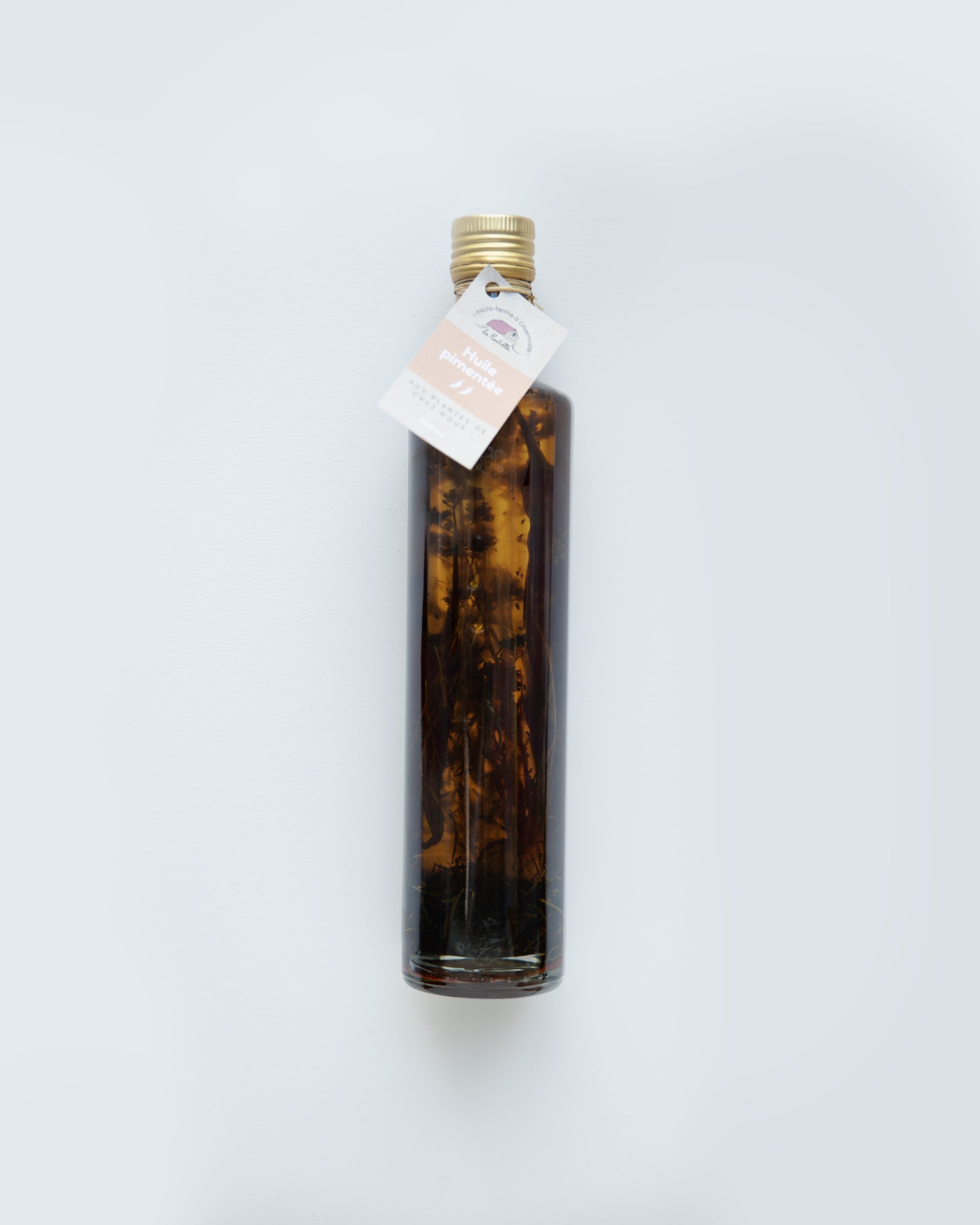 Huile d’olive pimentée