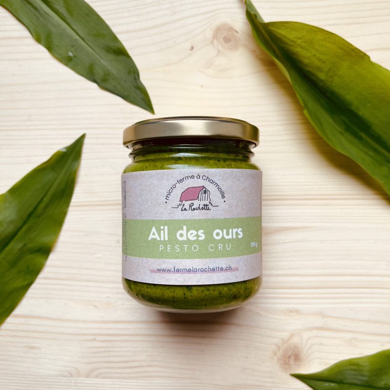 Pesto ail des ours pot en verre 190g