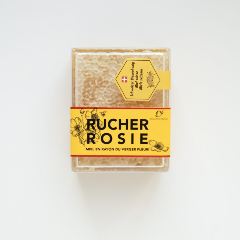 Miel en rayon Rucher Rosie 200g pot en plastique