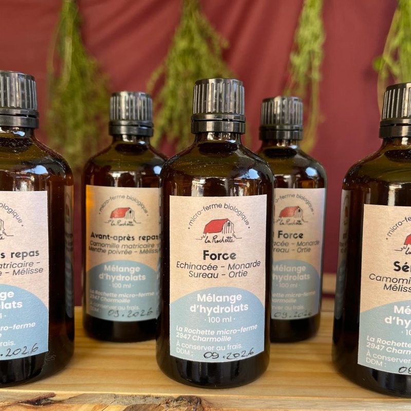 Hydrolats en mélange